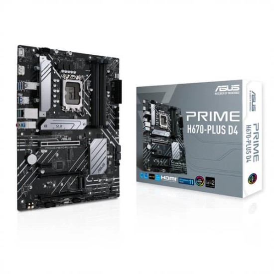 Asus Prime H670-Plus D4 Motherboard